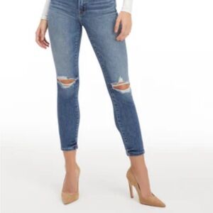Good American good legs cigarette jeans